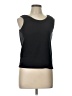 Claudia D. Black Sleeveless T-Shirt Size L - photo 1