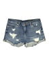 Blank NYC Stars Blue Denim Shorts Size 28 waist - photo 1