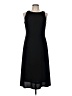 Anne Klein Solid Black Cocktail Dress Size 8 - photo 1