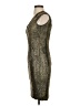 ANGL Metallic Gray Cocktail Dress Size S - photo 5