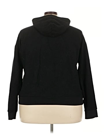 White Mark Zip Up Hoodie (view 2)