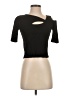 Zara Black Short Sleeve Top Size S - photo 1