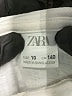 Zara Graphic Ivory Long Sleeve Top Size 10 - photo 3