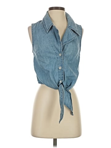 Pilcro by Anthropologie Denim Vest (view 1)