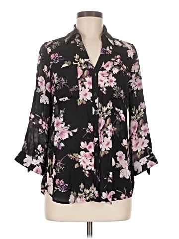 By & By 3/4 Sleeve Blouse (view 1)