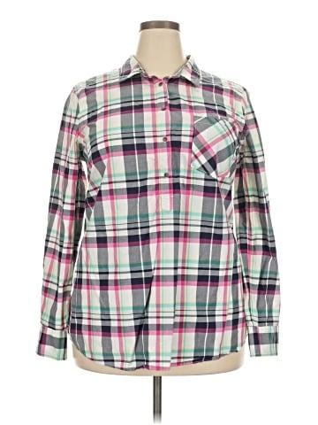 Merona Long Sleeve Button-Down Shirt (view 1)