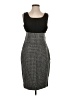 Sparrow 100% Polyester Houndstooth Gray Cocktail Dress Size S - photo 1
