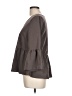 Everly 100% Polyester Gray 3/4 Sleeve Blouse Size L - photo 5