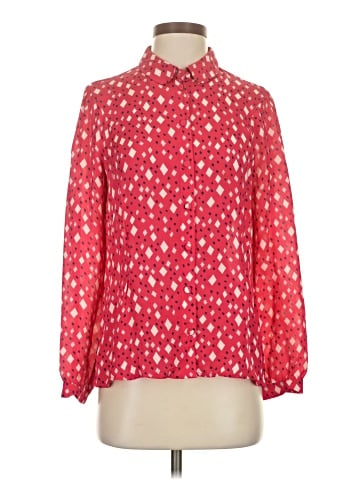 Tocca Long Sleeve Silk Top (view 1)