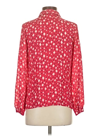Tocca Long Sleeve Silk Top (view 2)