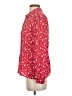 Tocca 100% Silk Red Long Sleeve Silk Top Size 4 - photo 5
