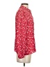 Tocca 100% Silk Red Long Sleeve Silk Top Size 4 - photo 4
