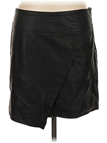 David Lerner Faux Leather Skirt (view 1)