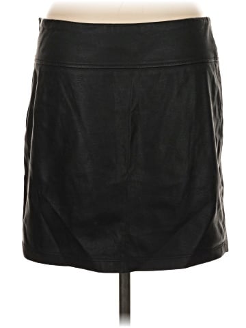David Lerner Faux Leather Skirt (view 2)