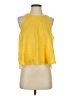 Maeve Yellow Sleeveless Blouse Size S - photo 1