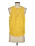 Maeve Yellow Sleeveless Blouse Size S - photo 2