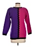 Rafaella Color Block Purple Pullover Sweater Size P (petite) - photo 1