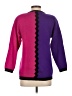 Rafaella Color Block Purple Pullover Sweater Size P (petite) - photo 2