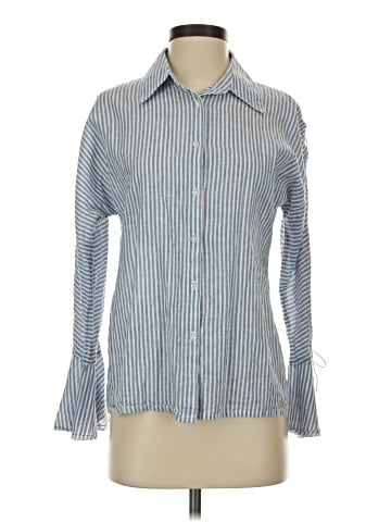 For Cynthia Long Sleeve Button-Down Shirt (view 1)