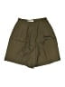 Chaus Solid Green Cargo Shorts Size 6 - photo 1