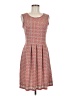 Max Studio Argyle Orange Red Casual Dress Size M - photo 1