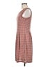 Max Studio Argyle Orange Red Casual Dress Size M - photo 5