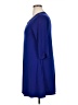 AB Studio Solid Blue Casual Dress Size XL - photo 5
