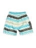 UV Skinz 100% Polyester Stripes Teal Board Shorts Size 12-18 mo - photo 2
