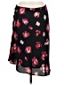 CAbi 100% Polyester Hearts Black Casual Skirt Size M - photo 2