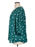 41Hawthorn 100% Polyester Stars Teal 3/4 Sleeve Blouse Size 1X - photo 5