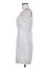 Aqua 100% Polyester Tweed Gray Casual Dress Size M - photo 5
