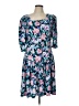 Assorted Brands Floral Blue Casual Dress Size L (estimated) - photo 1