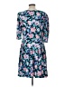 Assorted Brands Floral Blue Casual Dress Size L (estimated) - photo 2