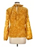 Yumi Kim Gold Long Sleeve Blouse Size L - photo 2