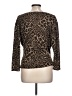 Karin Stevens Brown 3/4 Sleeve Top Size L - photo 2