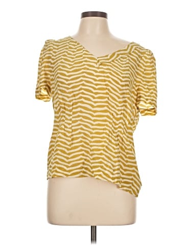 Marc by Marc Jacobs Short Sleeve Silk Top (view 1)