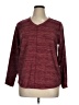 St. John's Bay 100% Polyester Burgundy Pullover Sweater Size XL - photo 1