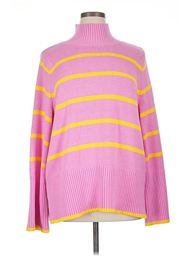 Pre-owned Free Assembly Turtleneck Sweater In Pink