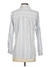 Athleta Stripes Blue Long Sleeve Button-Down Shirt Size S - photo 2