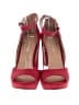 Sun + Stone 100% Leather Red Sandals Size 10 - photo 2