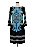 INTERMISSION Paisley Blue Casual Dress Size 8 - photo 1