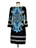 INTERMISSION Paisley Blue Casual Dress Size 8 - photo 2