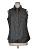Lularoe Gray Sleeveless Button-Down Shirt Size XL - photo 1