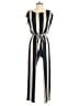 En Focus Studio Stripes Ivory Jumpsuit Size 6 - photo 1