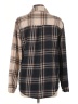 Adora Plaid Brown Long Sleeve Button-Down Shirt Size L - photo 2