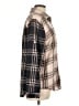 Adora Plaid Brown Long Sleeve Button-Down Shirt Size L - photo 4