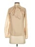 Blaque Label 100% Polyester Tan Long Sleeve Blouse Size S - photo 1