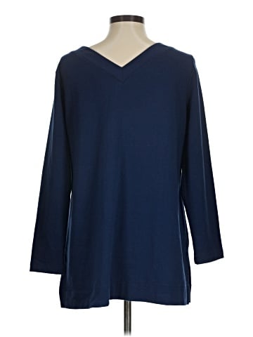 Zenergy by Chico's 3/4 Sleeve T-Shirt (view 2)