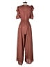 Current Air 100% Polyester Solid Brown Jumpsuit Size XS - photo 2