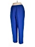 Alfred Dunner 100% Polyester Solid Blue Casual Pants Size 16 - photo 1